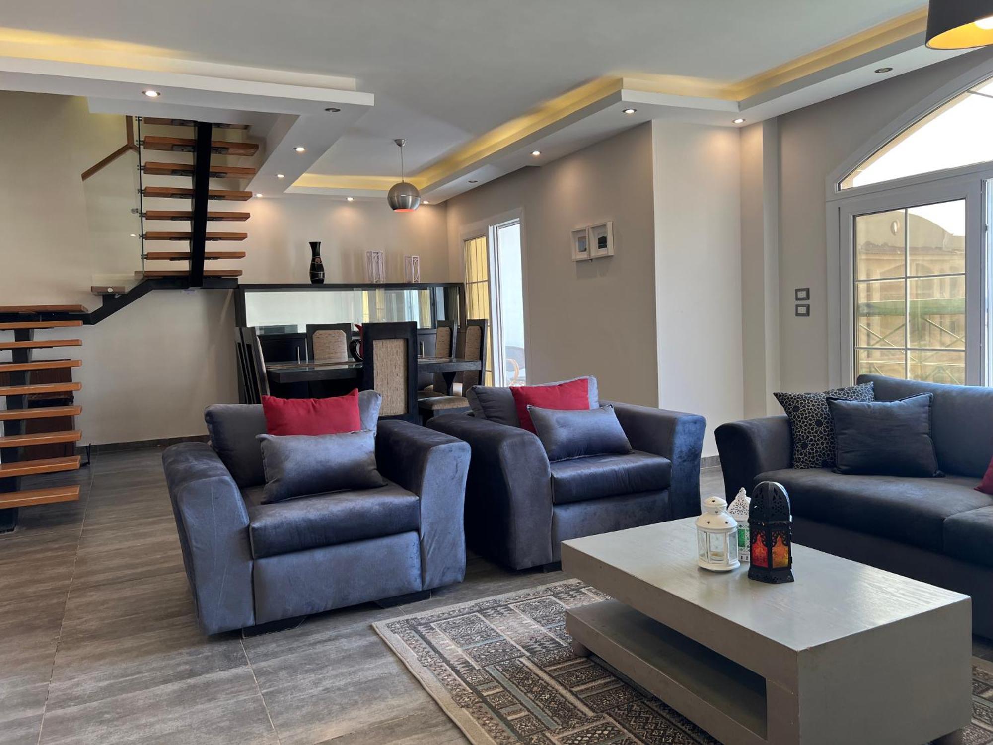Sunny Elegant 3br Near Auc New Apartment Cairo